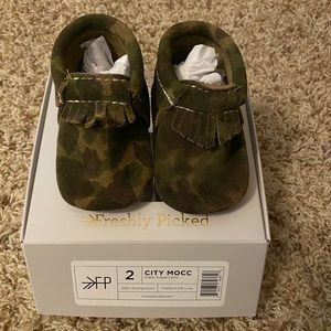 Freshly Picked Camo Moccs